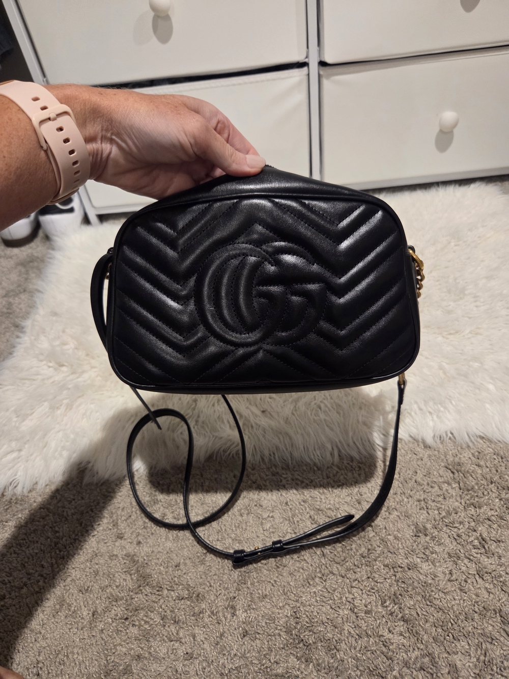 Gucci Marmont  Matelasse Small Shoulder Bag - Picture 7 of 9